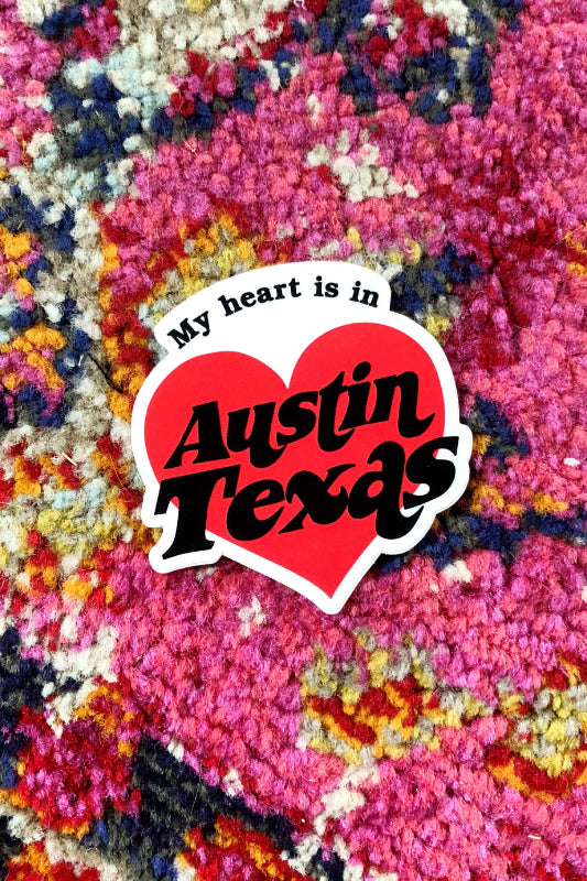 luella sticker - heart in Austin