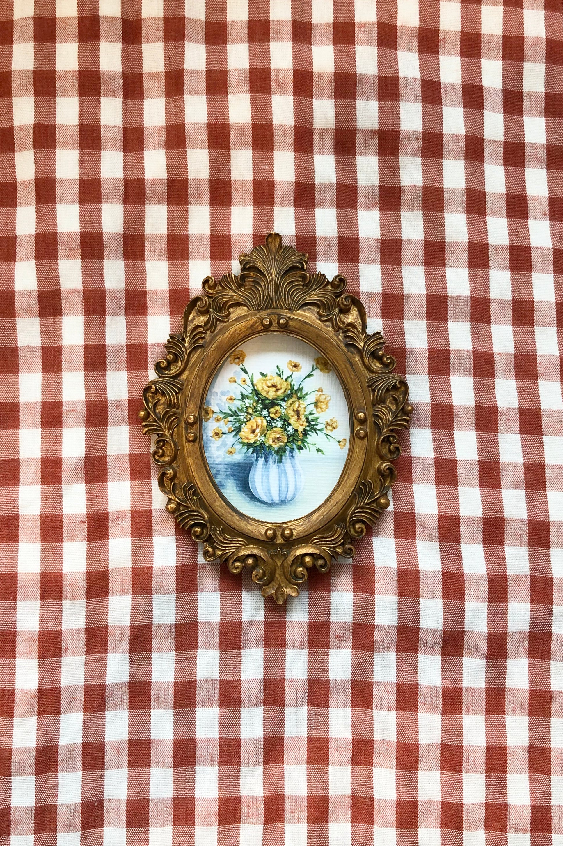 mini gallery magnet - marigolds