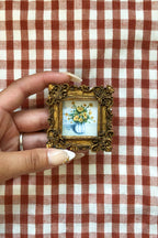 tiny gallery magnet - marigolds