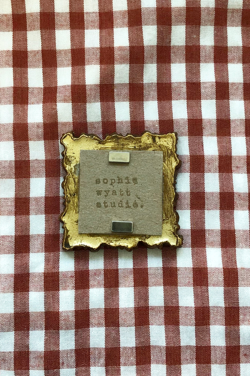 tiny gallery magnet - marigolds