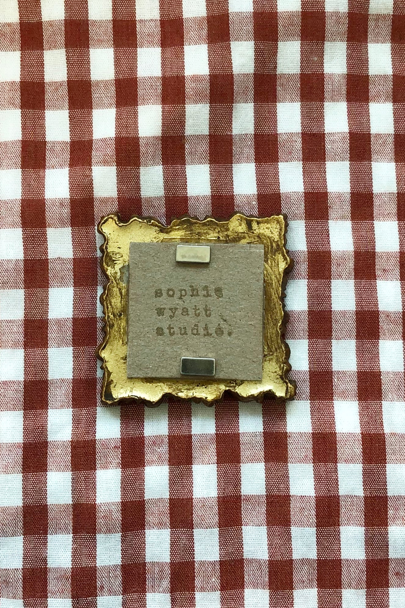 tiny gallery magnet - marigolds