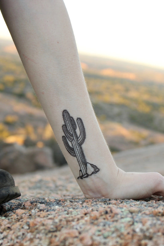 desert wild temporary tattoo