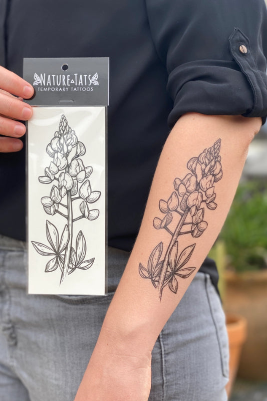 bluebonnet temporary tattoo