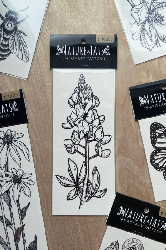 bluebonnet temporary tattoo