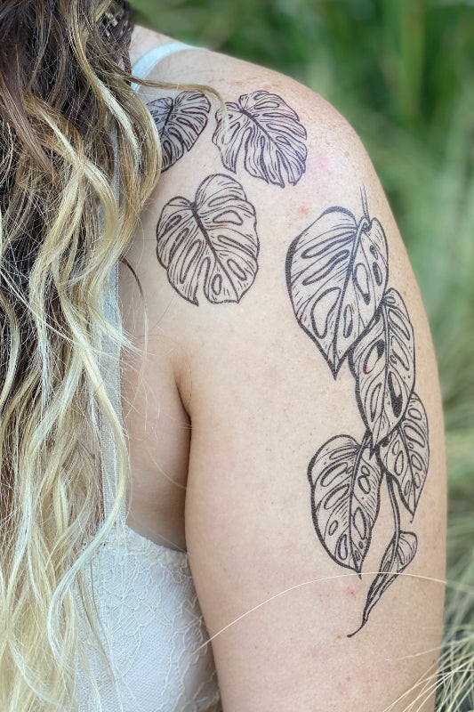 Monstera Tattoo Meaning and Symbolism - Tatticle