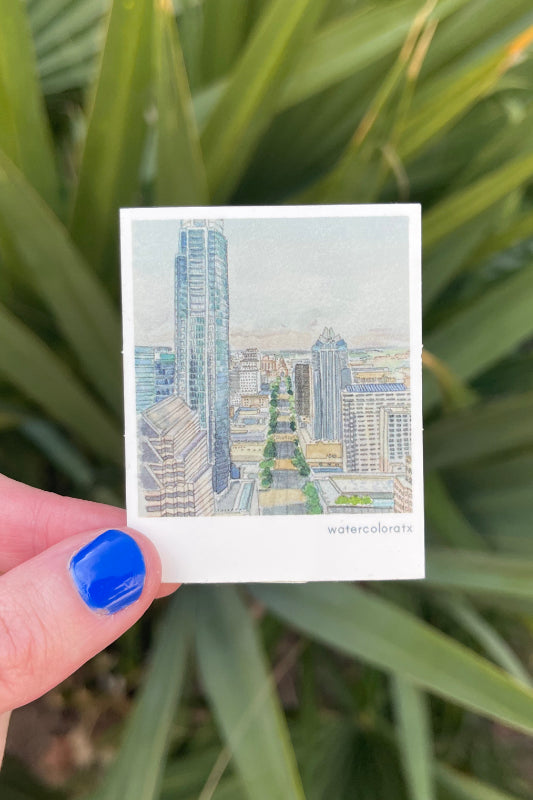 pastel downtown polaroid sticker