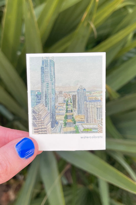 pastel downtown polaroid sticker