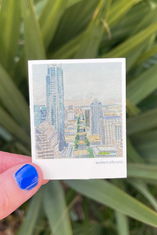 pastel downtown polaroid sticker