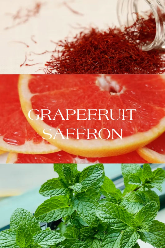 grapefruit saffron classic soy candle