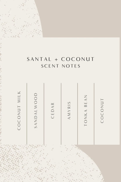 santal coconut room & linen spray