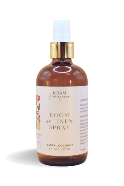 santal coconut room & linen spray