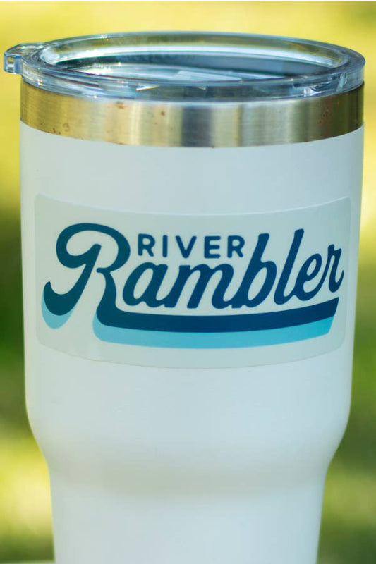 river road clothing co sticker - rambler
