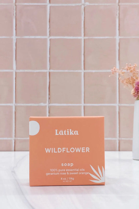 natural bar soap - wildflower