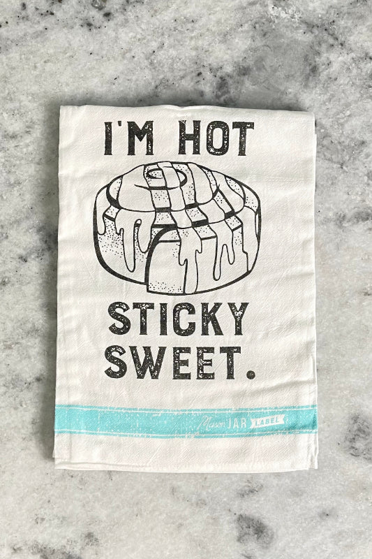 kitchen towel - hot sticky sweet