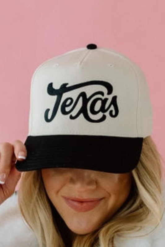 vintage texas two tone hat