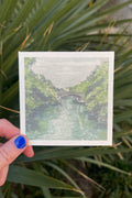 town lake mini art print