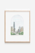 downtown arch print