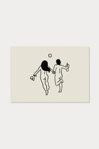 wine lovers art print - 5x7