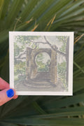 zilker botanical garden mini art print