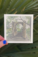 zilker botanical garden mini art print